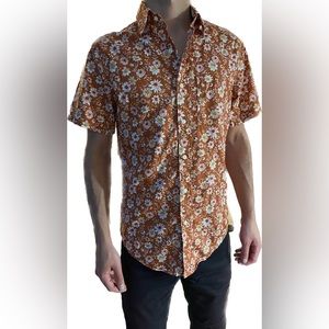 J Crew Short Sleeve Floral Button Down Shirt